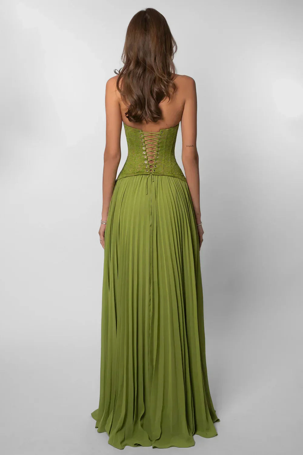 Women's Wedding Guest Maxi Dress | Halter Pleat
