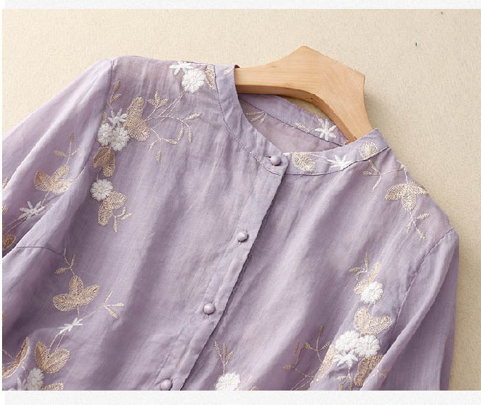Blouse for Women | Embroidered Floral Style