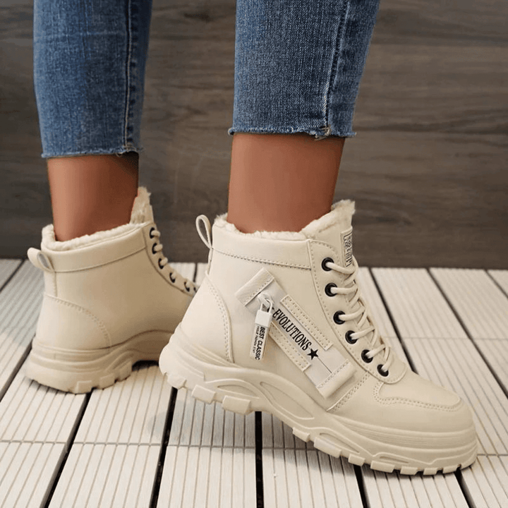 Boots For Women | Lace Up Ankle Platform